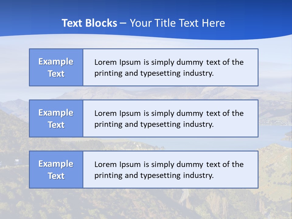 A Scenic View Of A Lake Surrounded By Mountains PowerPoint Template