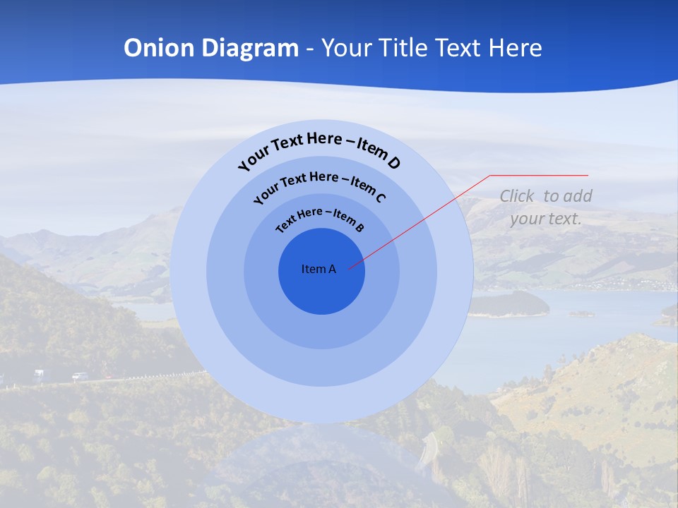 A Scenic View Of A Lake Surrounded By Mountains PowerPoint Template