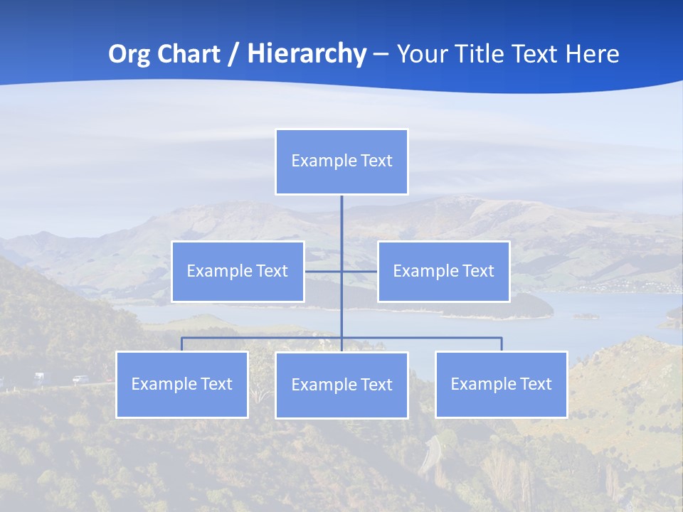 A Scenic View Of A Lake Surrounded By Mountains PowerPoint Template