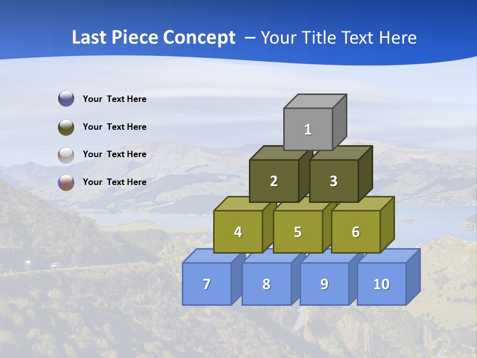 A Scenic View Of A Lake Surrounded By Mountains PowerPoint Template