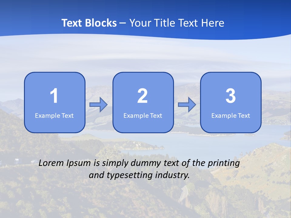 A Scenic View Of A Lake Surrounded By Mountains PowerPoint Template