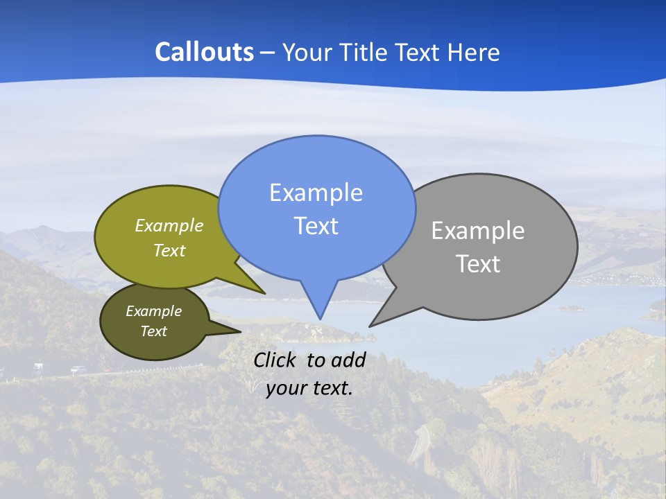 A Scenic View Of A Lake Surrounded By Mountains PowerPoint Template