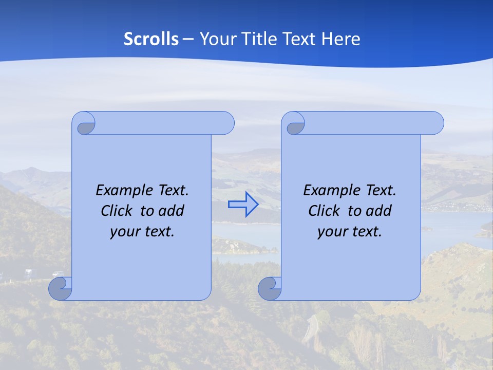 A Scenic View Of A Lake Surrounded By Mountains PowerPoint Template
