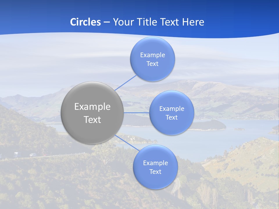 A Scenic View Of A Lake Surrounded By Mountains PowerPoint Template
