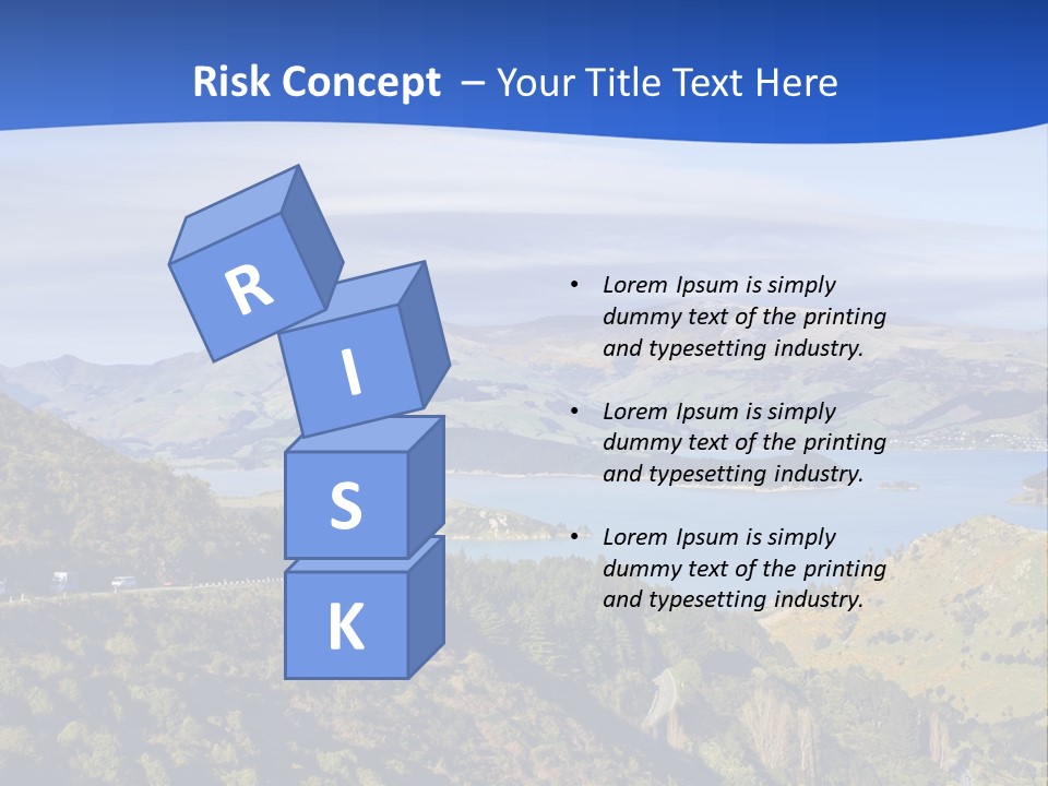 A Scenic View Of A Lake Surrounded By Mountains PowerPoint Template