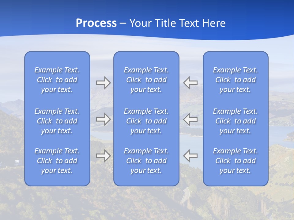 A Scenic View Of A Lake Surrounded By Mountains PowerPoint Template