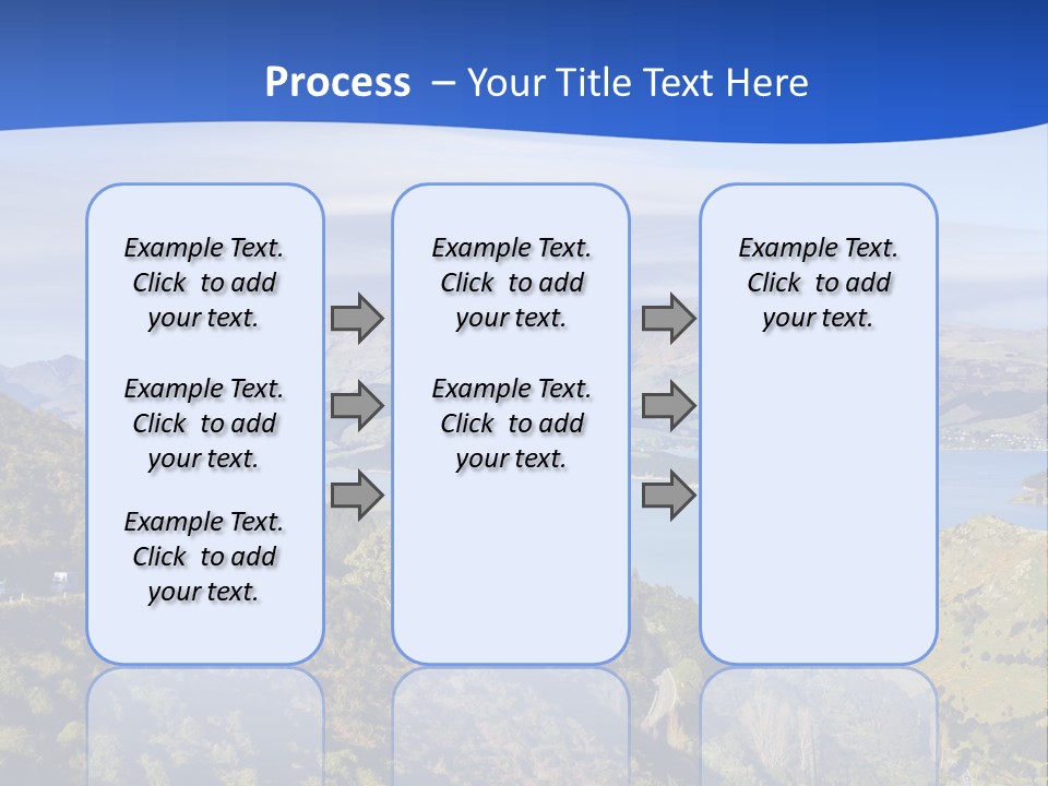 A Scenic View Of A Lake Surrounded By Mountains PowerPoint Template