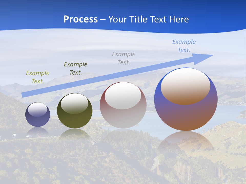 A Scenic View Of A Lake Surrounded By Mountains PowerPoint Template