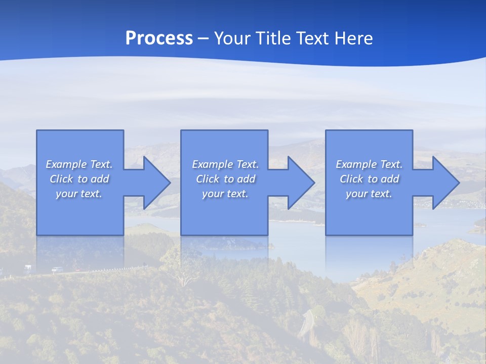 A Scenic View Of A Lake Surrounded By Mountains PowerPoint Template