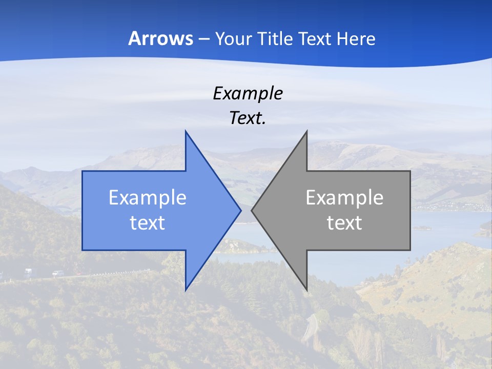 A Scenic View Of A Lake Surrounded By Mountains PowerPoint Template