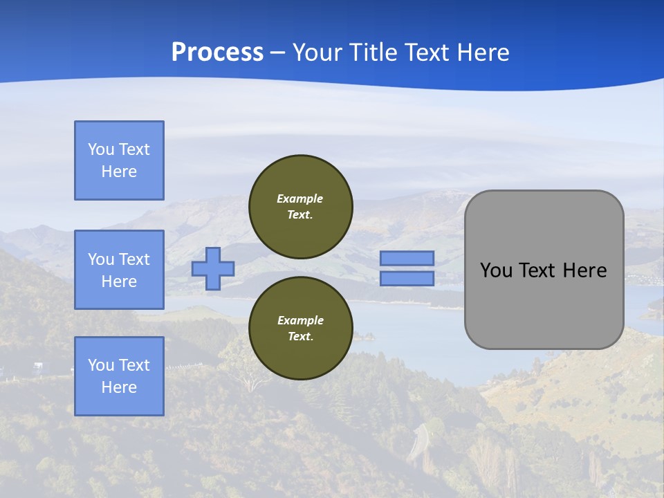 A Scenic View Of A Lake Surrounded By Mountains PowerPoint Template