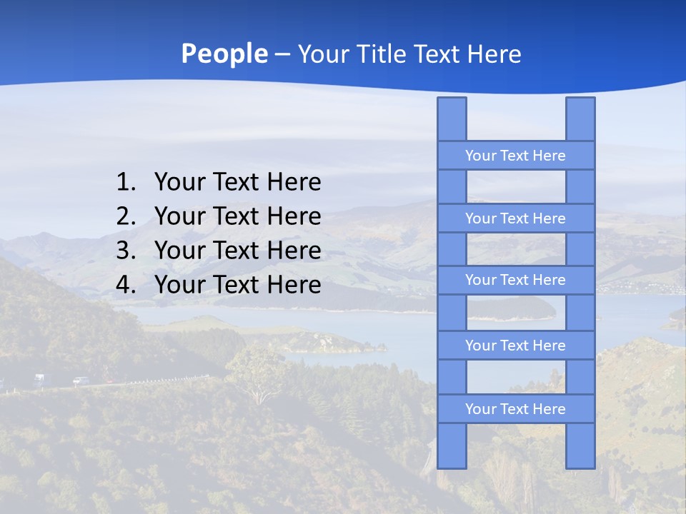 A Scenic View Of A Lake Surrounded By Mountains PowerPoint Template