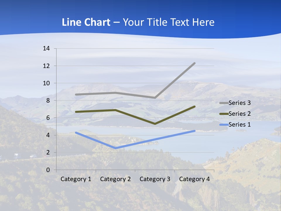 A Scenic View Of A Lake Surrounded By Mountains PowerPoint Template