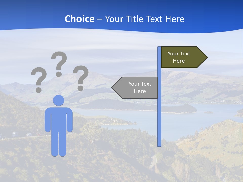 A Scenic View Of A Lake Surrounded By Mountains PowerPoint Template