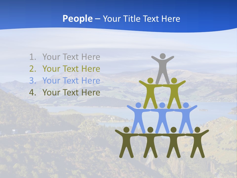 A Scenic View Of A Lake Surrounded By Mountains PowerPoint Template