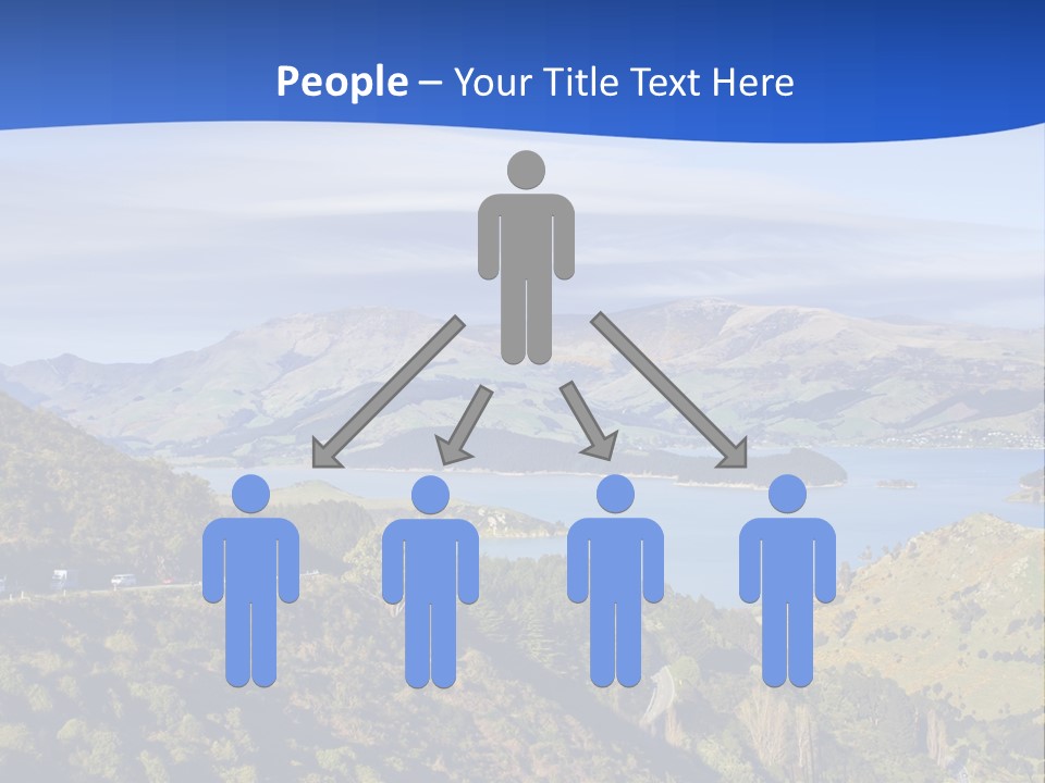 A Scenic View Of A Lake Surrounded By Mountains PowerPoint Template