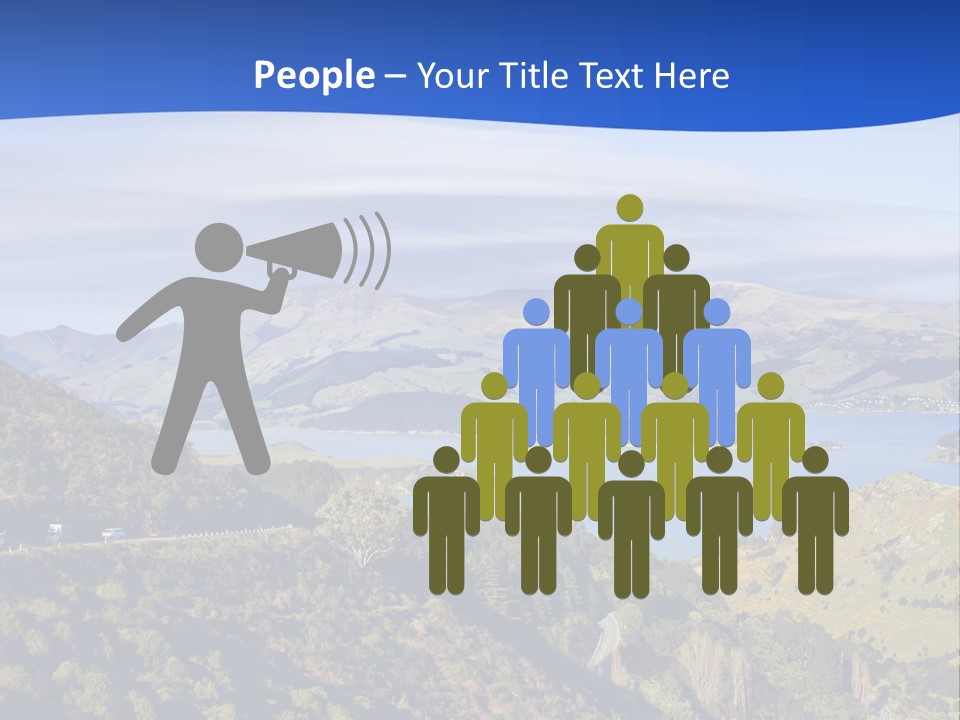 A Scenic View Of A Lake Surrounded By Mountains PowerPoint Template