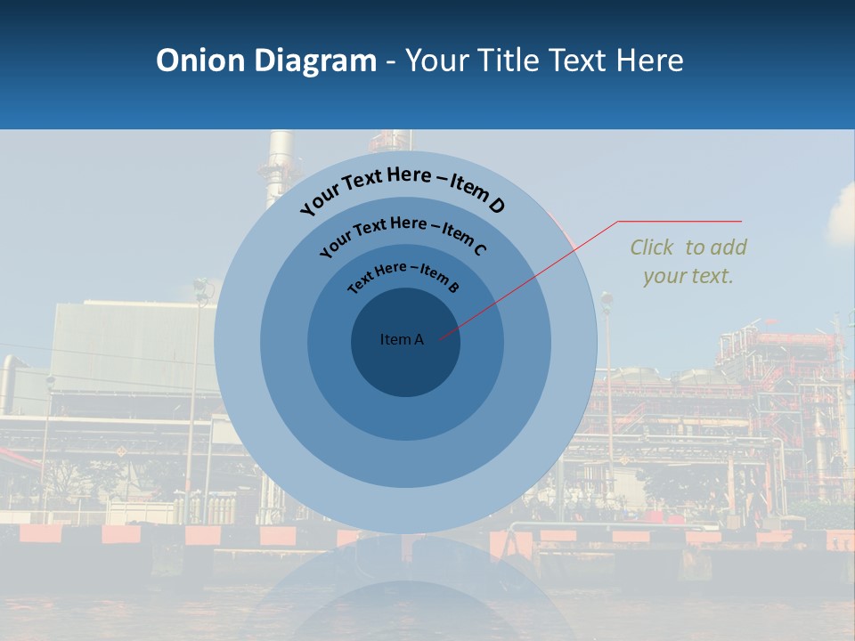 A Power Plant Is Shown In This Powerpoint Presentation PowerPoint Template