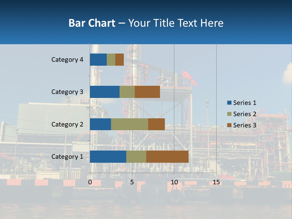 A Power Plant Is Shown In This Powerpoint Presentation PowerPoint Template