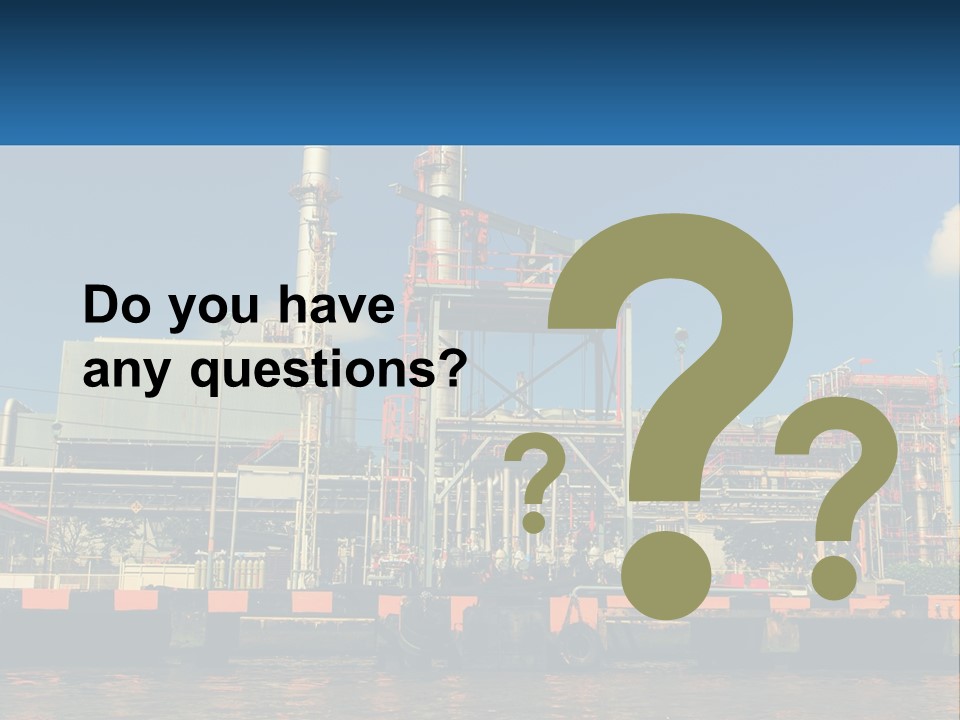 A Power Plant Is Shown In This Powerpoint Presentation PowerPoint Template