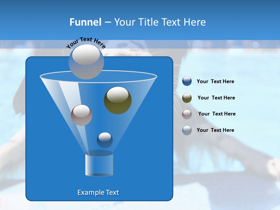 A Black And White Dog Holding A Tennis Ball In Its Mouth PowerPoint Template