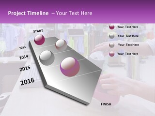 A Person Holding A Pink Object In Front Of A Computer PowerPoint Template