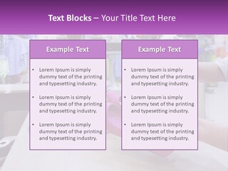 A Person Holding A Pink Object In Front Of A Computer PowerPoint Template