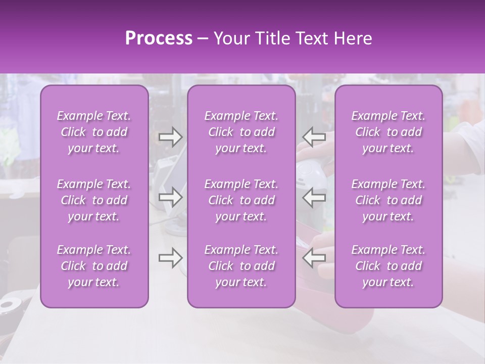 A Person Holding A Pink Object In Front Of A Computer PowerPoint Template