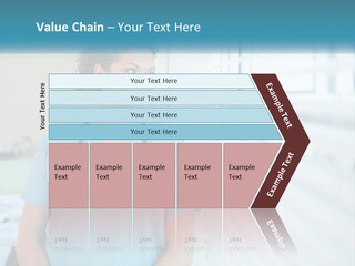 A Woman Doctor Standing In Front Of A Window With A Stethoscope On PowerPoint Template