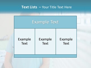 A Woman Doctor Standing In Front Of A Window With A Stethoscope On PowerPoint Template