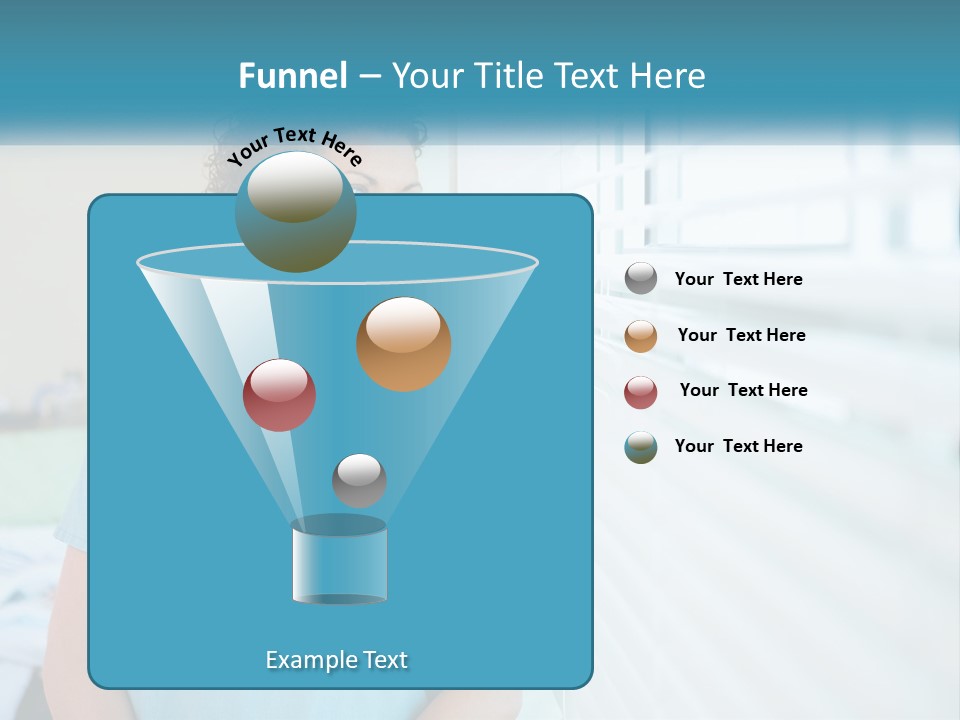 A Woman Doctor Standing In Front Of A Window With A Stethoscope On PowerPoint Template
