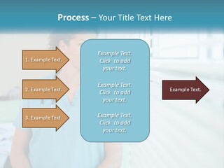 A Woman Doctor Standing In Front Of A Window With A Stethoscope On PowerPoint Template