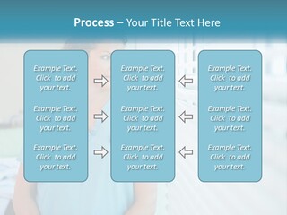 A Woman Doctor Standing In Front Of A Window With A Stethoscope On PowerPoint Template
