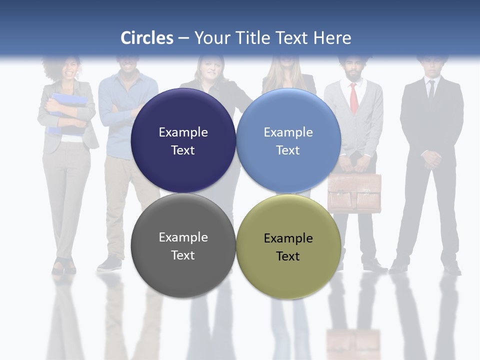 A Group Of People Standing Next To Each Other PowerPoint Template