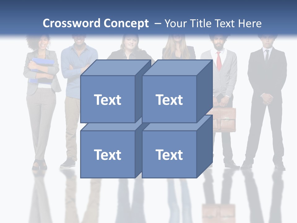 A Group Of People Standing Next To Each Other PowerPoint Template