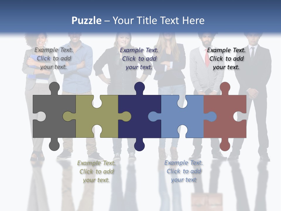 A Group Of People Standing Next To Each Other PowerPoint Template