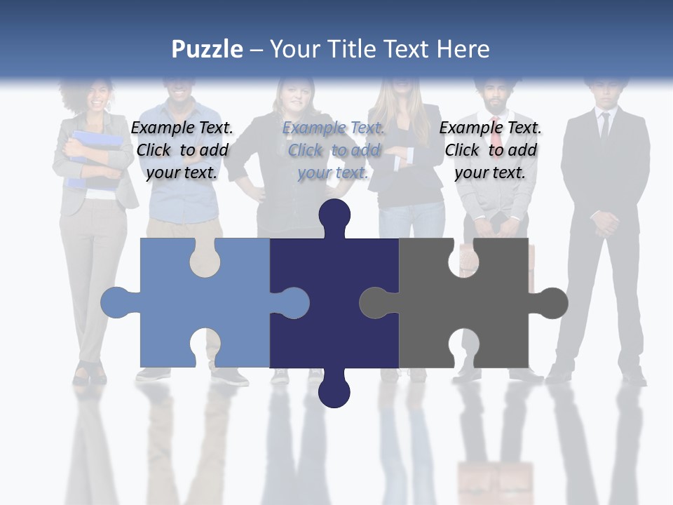 A Group Of People Standing Next To Each Other PowerPoint Template