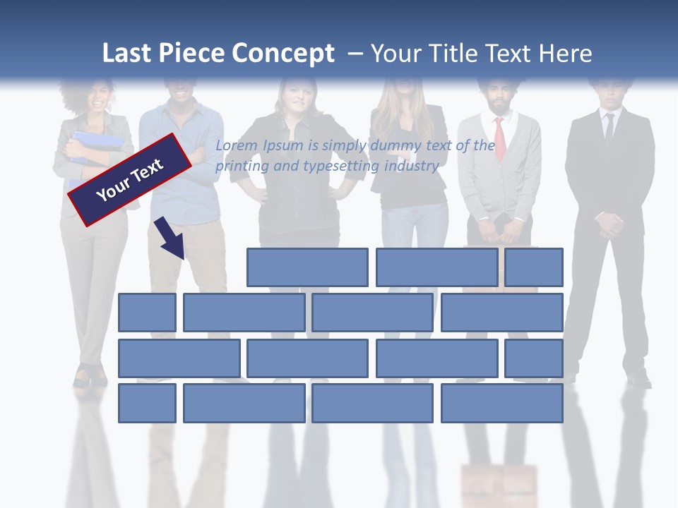 A Group Of People Standing Next To Each Other PowerPoint Template