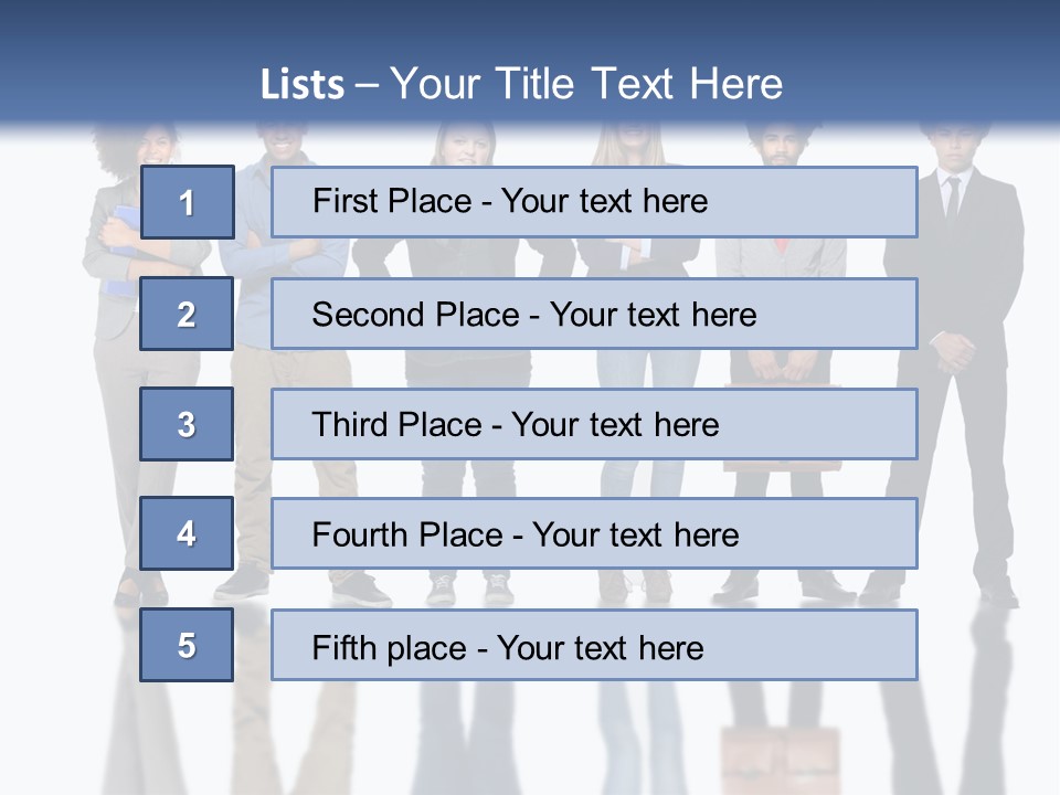 A Group Of People Standing Next To Each Other PowerPoint Template