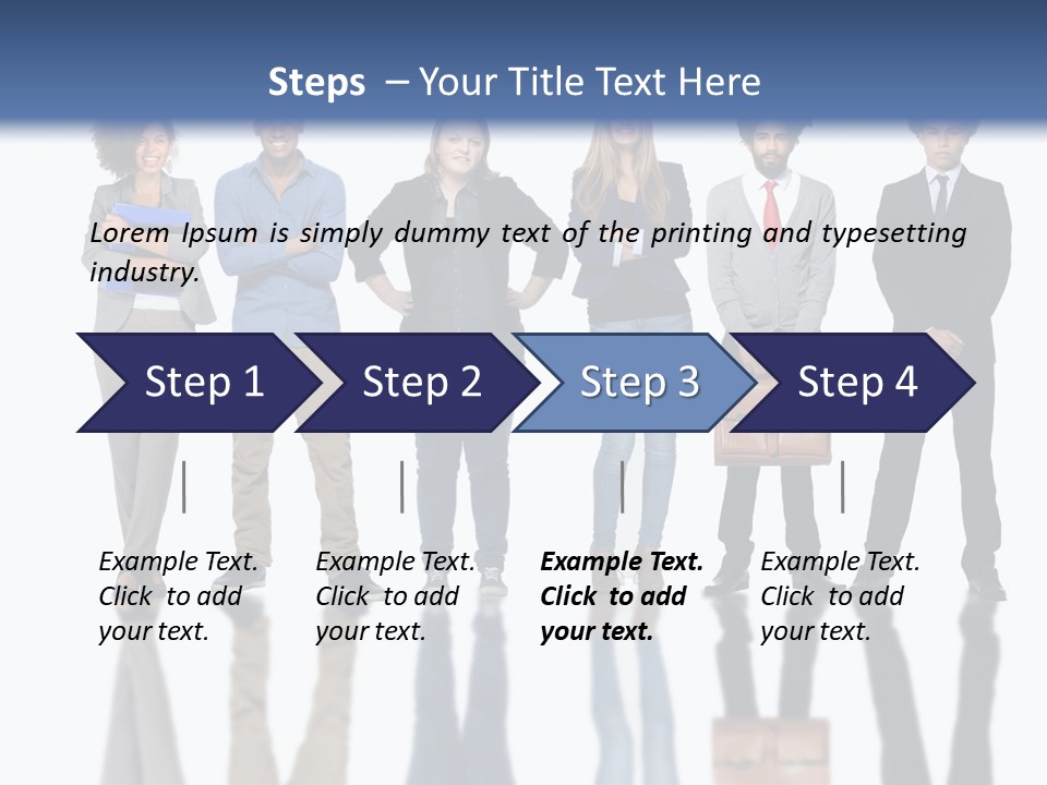 A Group Of People Standing Next To Each Other PowerPoint Template