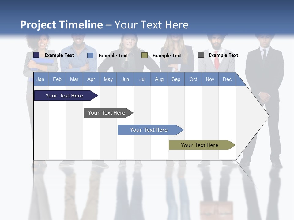 A Group Of People Standing Next To Each Other PowerPoint Template