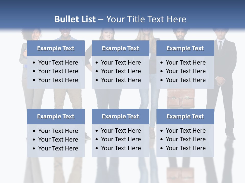 A Group Of People Standing Next To Each Other PowerPoint Template