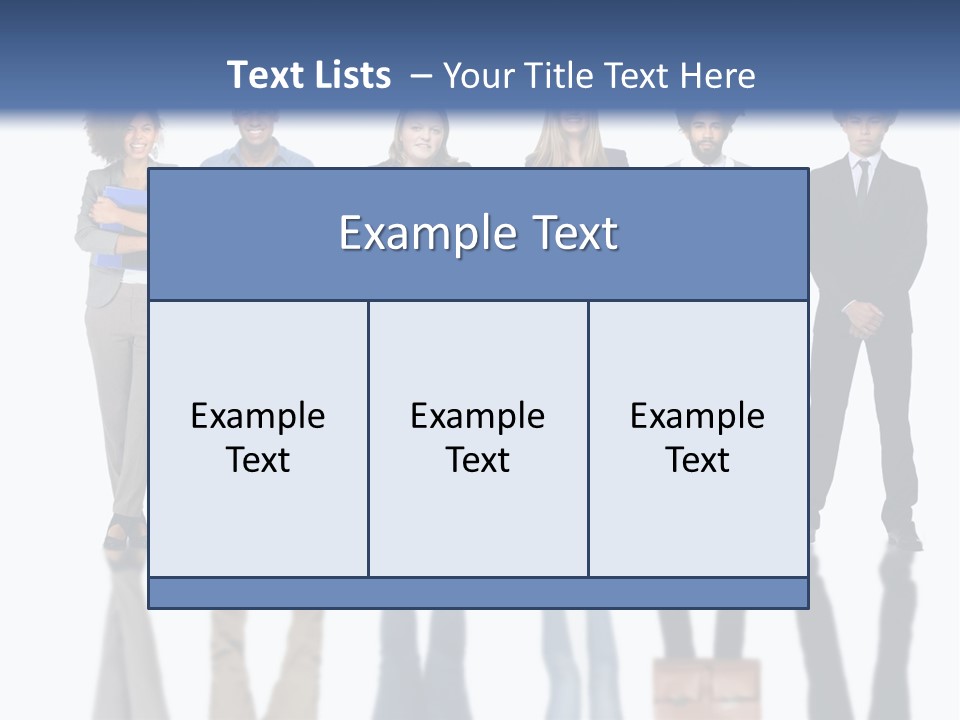 A Group Of People Standing Next To Each Other PowerPoint Template