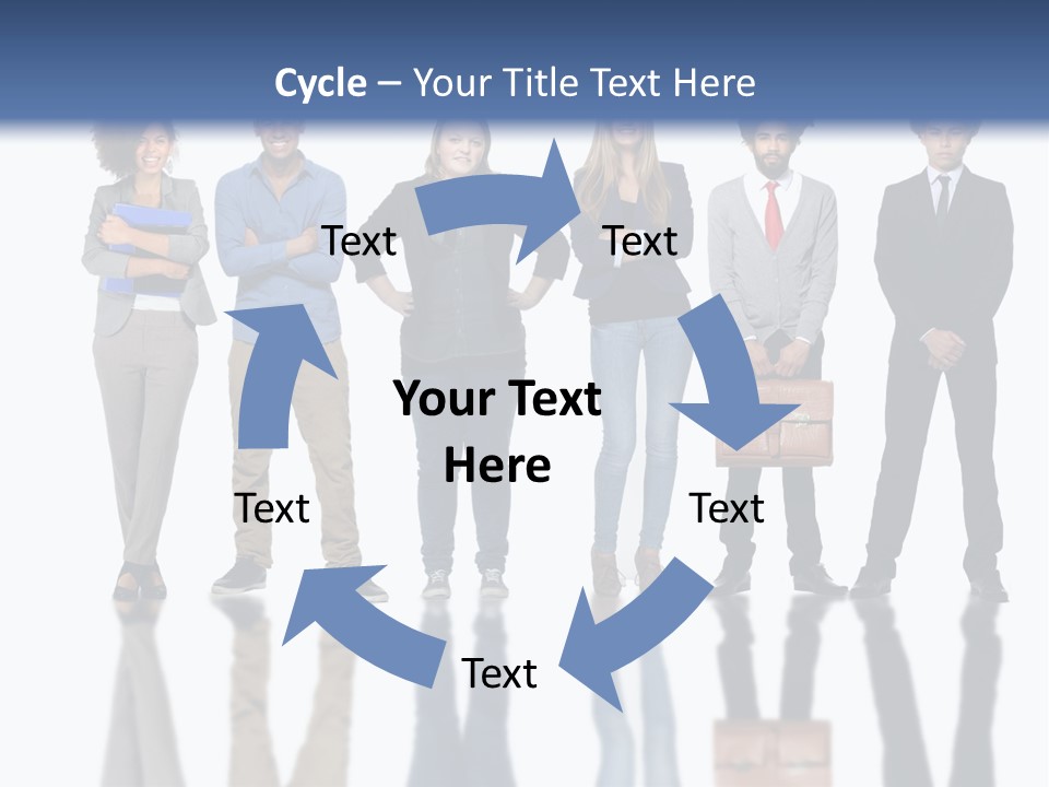 A Group Of People Standing Next To Each Other PowerPoint Template