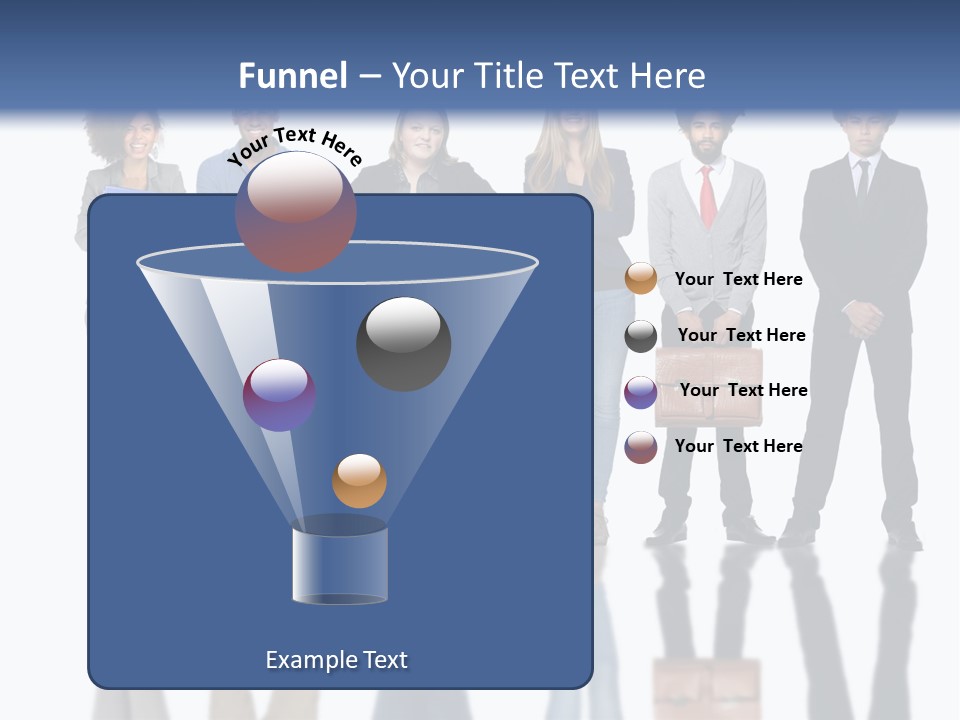 A Group Of People Standing Next To Each Other PowerPoint Template