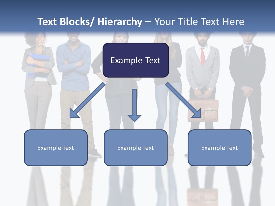 A Group Of People Standing Next To Each Other PowerPoint Template
