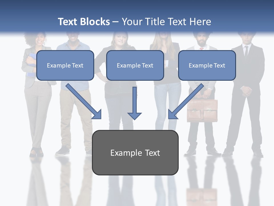 A Group Of People Standing Next To Each Other PowerPoint Template