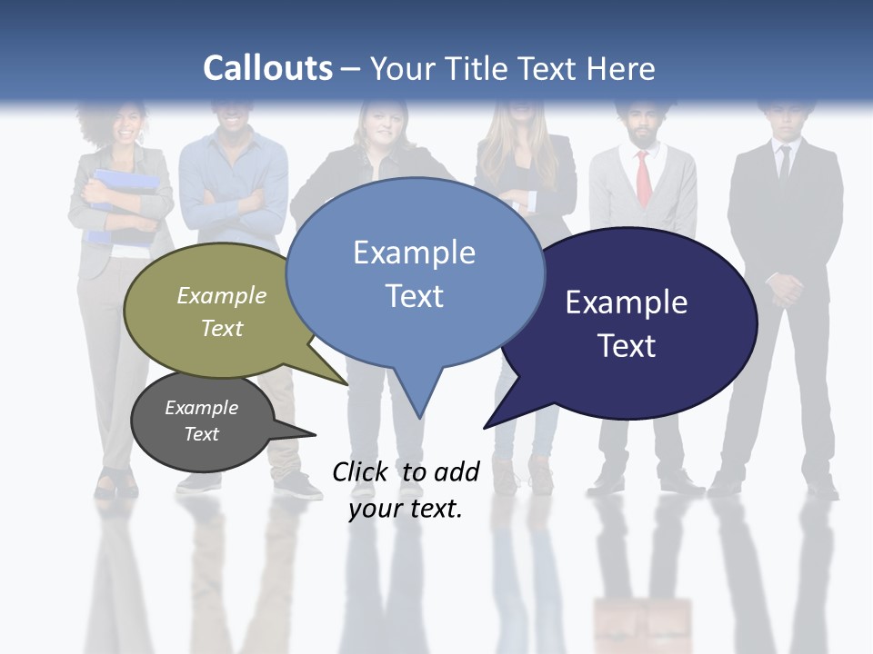 A Group Of People Standing Next To Each Other PowerPoint Template