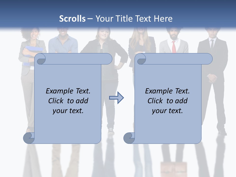 A Group Of People Standing Next To Each Other PowerPoint Template
