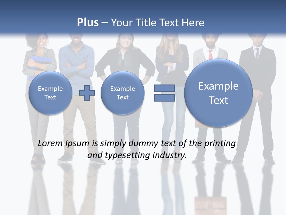 A Group Of People Standing Next To Each Other PowerPoint Template